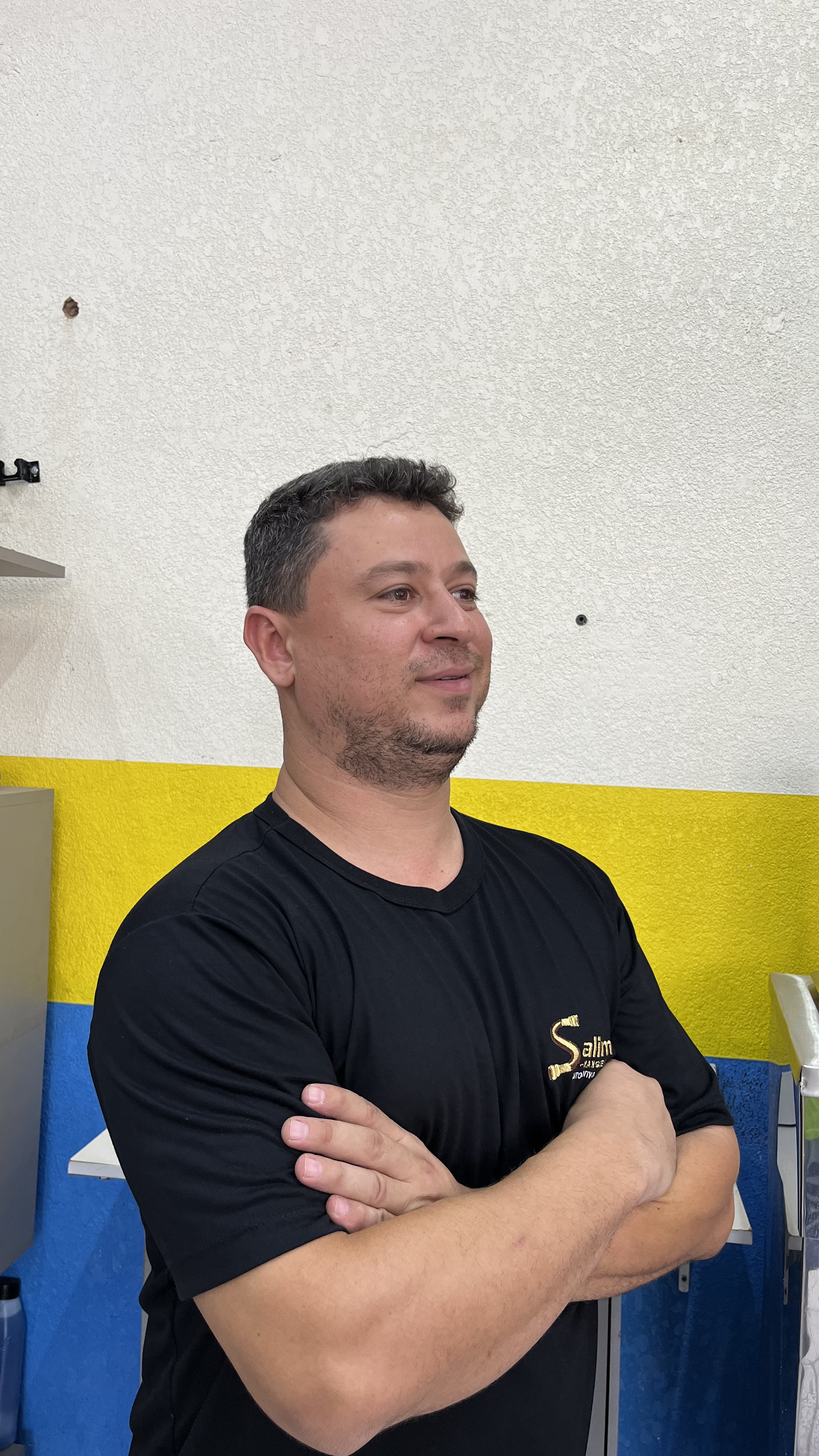 Mohamed, proprietário da Salim Mangueiras